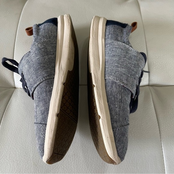 TOMS DEL RAY BLUE CHAMBRAY SNEAKERS SIZE 6.5 - Picture 6 of 9